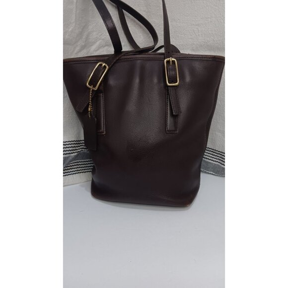 Coach Brown Leather Legacy 9803 Vintage Classic United States Bucket Handbag - Picture 3 of 11